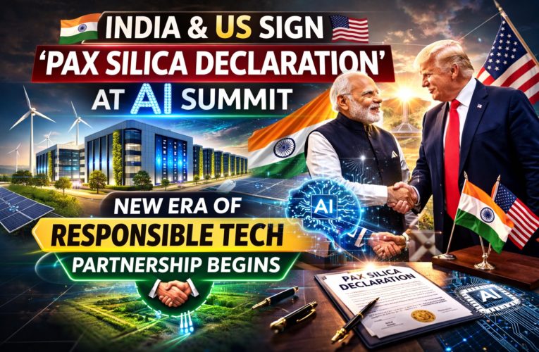 India & US Sign ‘Pax Silica Declaration’ at AI Summit — New Era of Responsible Tech Partnership Begins
