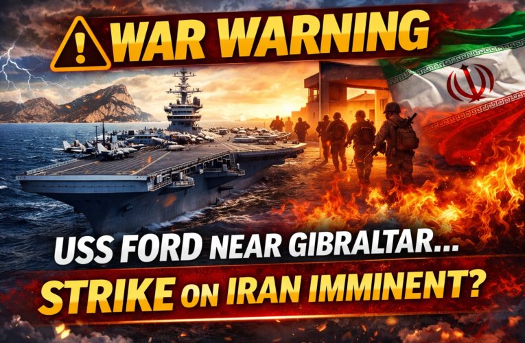 US Warships on the Move? USS Gerald R. Ford Near Gibraltar as Troops Exit Qatar & Bahrain — Is a Strike on Iran Imminent?