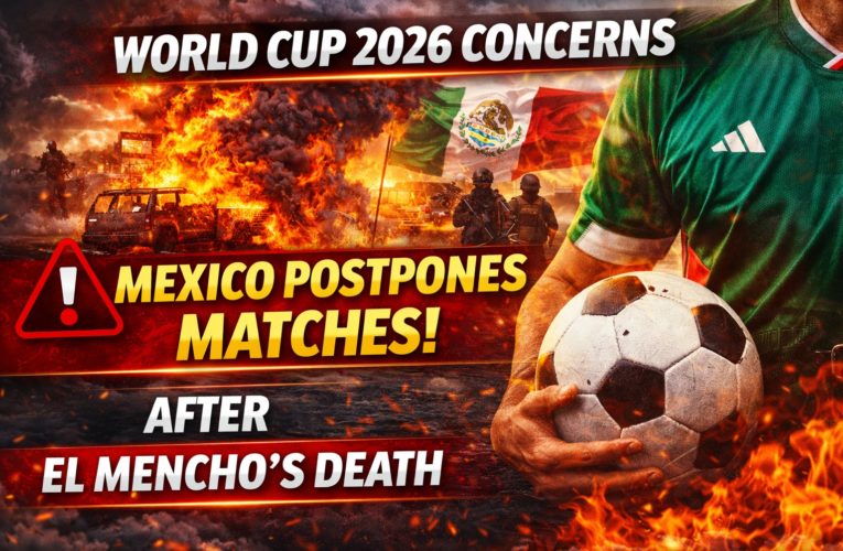 World Cup 2026 Concerns Rise as Mexico Postpones Football Matches After El Mencho’s Death
