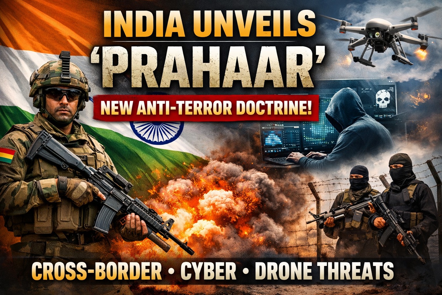 India Unveils ‘PRAHAAR’: First Comprehensive Anti-Terror Doctrine Targeting Cross-Border