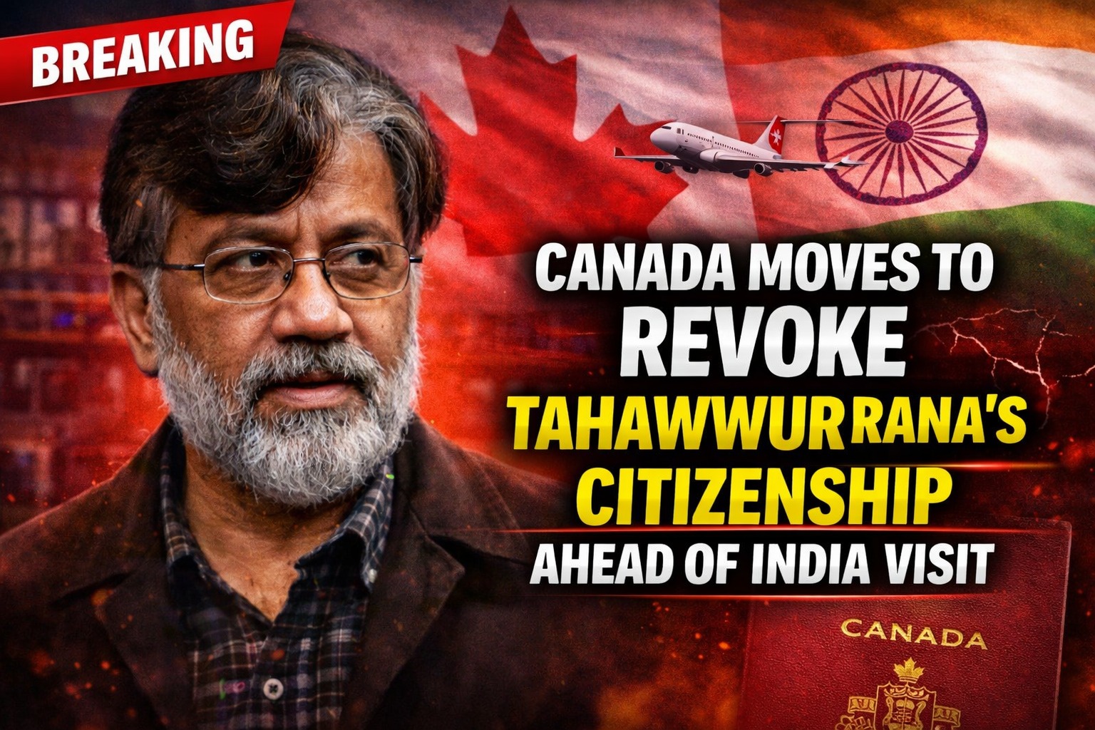 Canada Moves to Revoke Tahawwur Rana’s Citizenship Ahead of PM Carney’s India Visit
