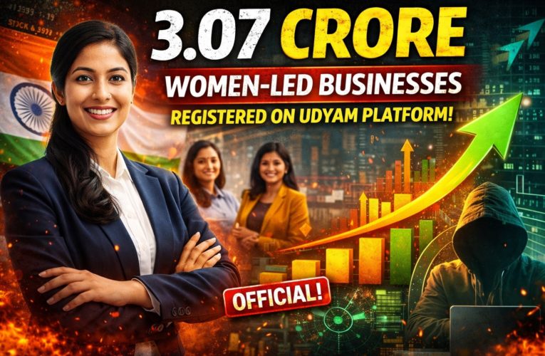 Over 3.07 Crore Women-Led Businesses Registered on Udyam Platform: Government Data
