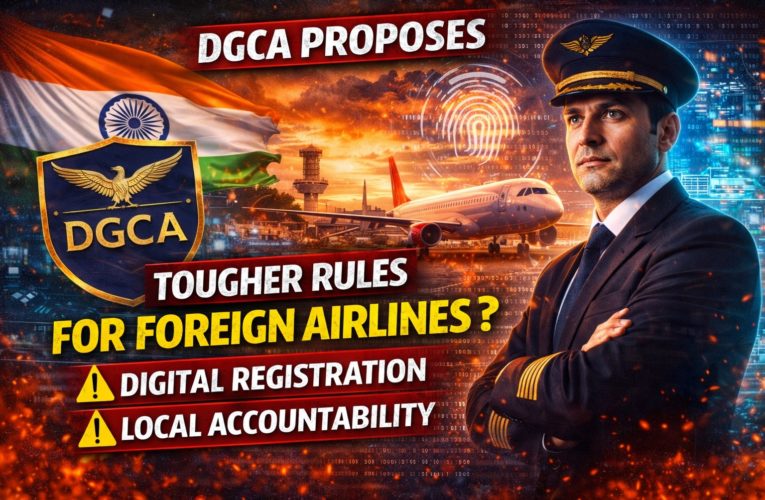 DGCA Proposes Tougher Rules for Foreign Airlines: Digital Registration and Local Accountability