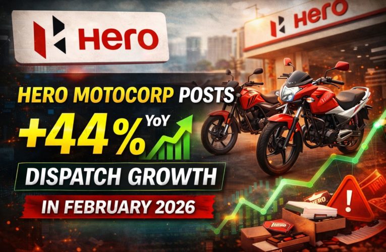 Hero MotoCorp Posts 44% YoY Dispatch Growth in February 2026