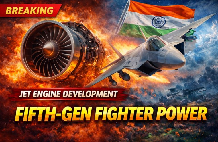 India Accelerates Indigenous Jet Engine Development: A Step Toward Building Fifth-Generation Fighter Power at Home
