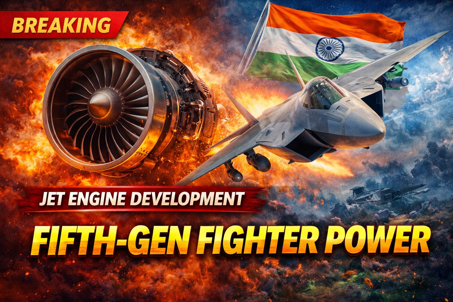 India Accelerates Indigenous Jet Engine Development A Step Toward Building Fifth-Generation Fighter Power at Home