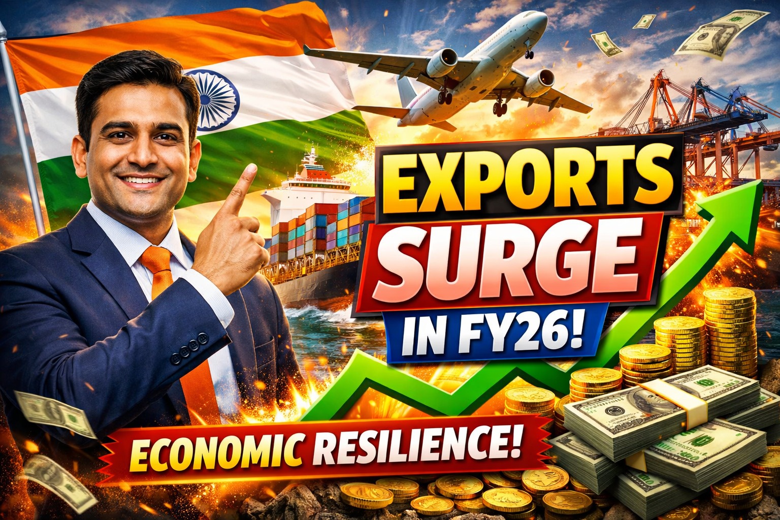 India’s Export Growth Surges in FY26: A Strong Signal of Economic Resilience