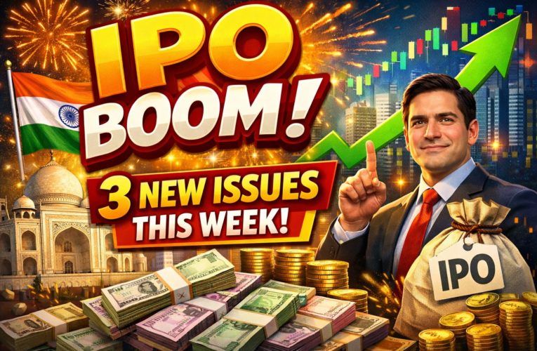 India’s IPO Market Sees Three New Public Issues Opening This Week