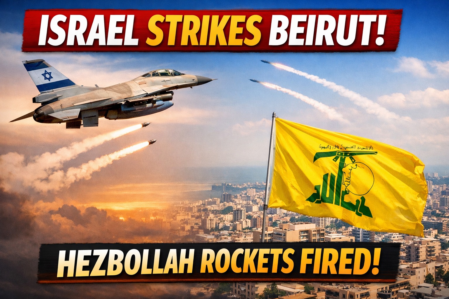 Israel Launches Airstrikes on Beirut