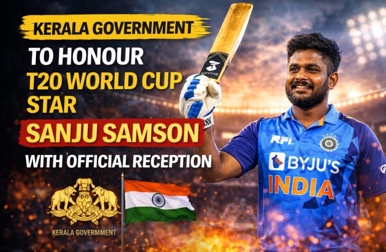 Kerala Government to Honour T20 World Cup Star Sanju Samson With Official Reception