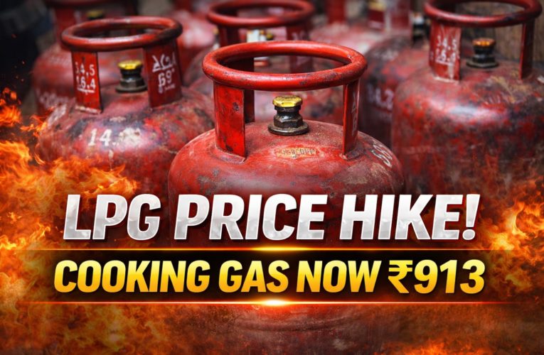 LPG Cylinder Prices Hiked Again: Cooking Gas Now ₹913 in Delhi — Check New Rates in Major Cities