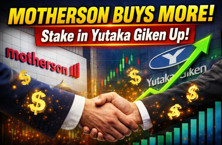Motherson Completes Additional Stake Acquisition in Yutaka Giken