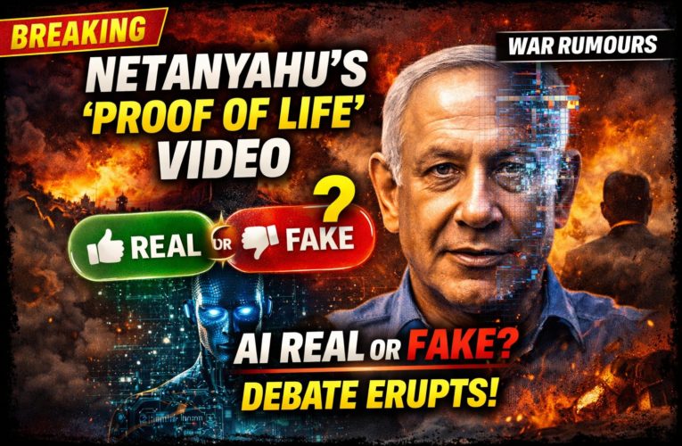 Netanyahu’s “Proof of Life” Video Sparks AI Debate Amid Ongoing War Rumours