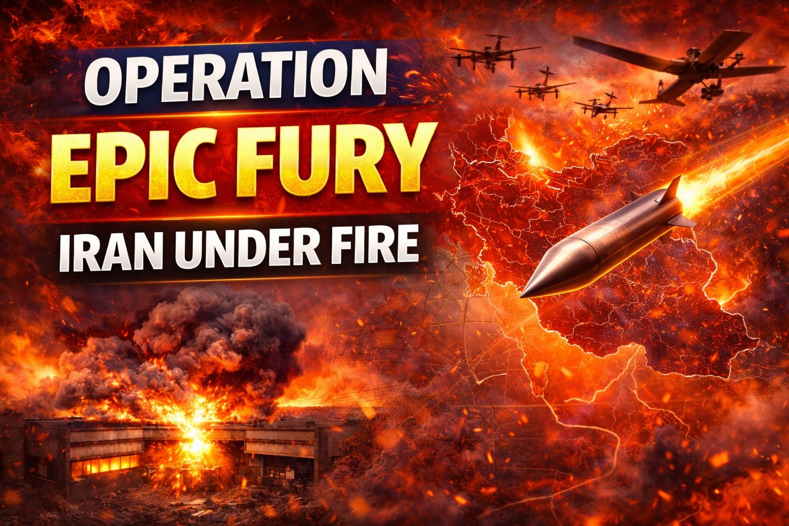 Operation Epic Fury Drones, Hypersonic Missiles and Bunker-Buster Bombs Shaping the Iran War