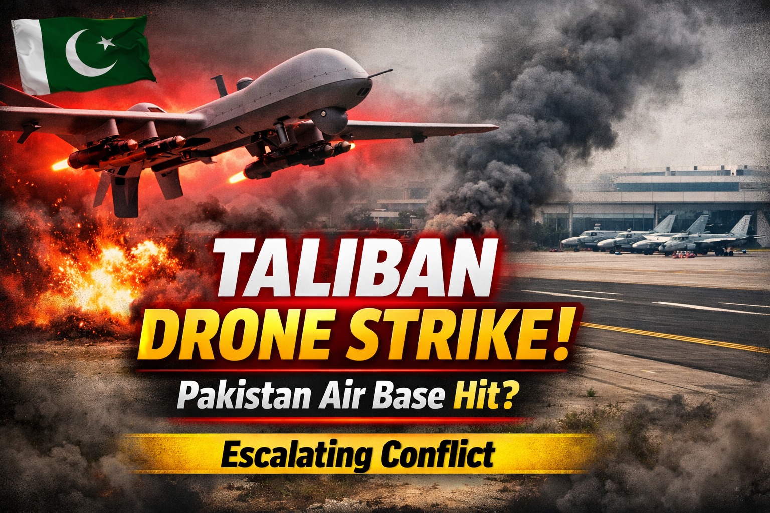 Pakistan’s Nur Khan Air Base Reportedly Hit by Taliban Drone Strikes Amid Escalating Conflict