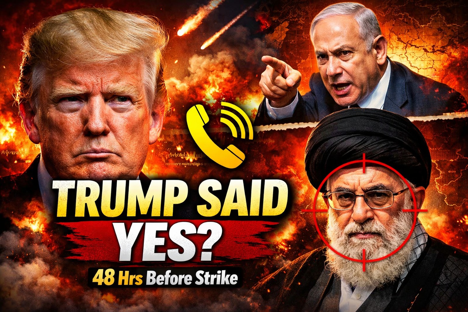 Trump Cleared Iran Strike After Netanyahu Pushed for Decisive Action Against Khamenei Inside the High-Stakes Call