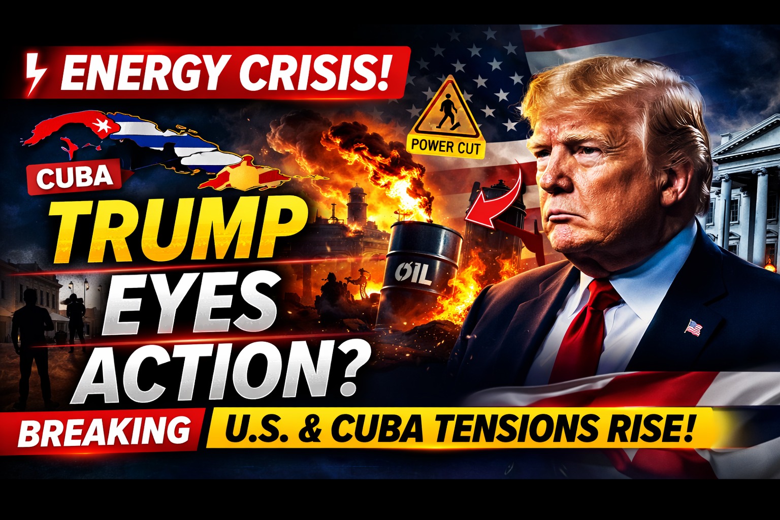 Trump Signals Possible Action on Cuba as Island Faces Deepening Energy Crisis