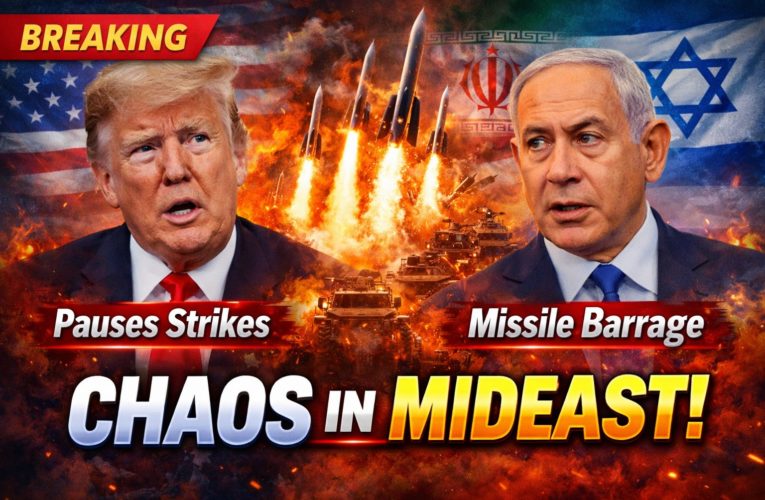 US-Israel-Iran Conflict Escalates in Fourth Week: IRGC Launches Fresh Missile Barrage as Trump Pauses Strikes on Energy Targets Amid Conflicting Signals on Talks