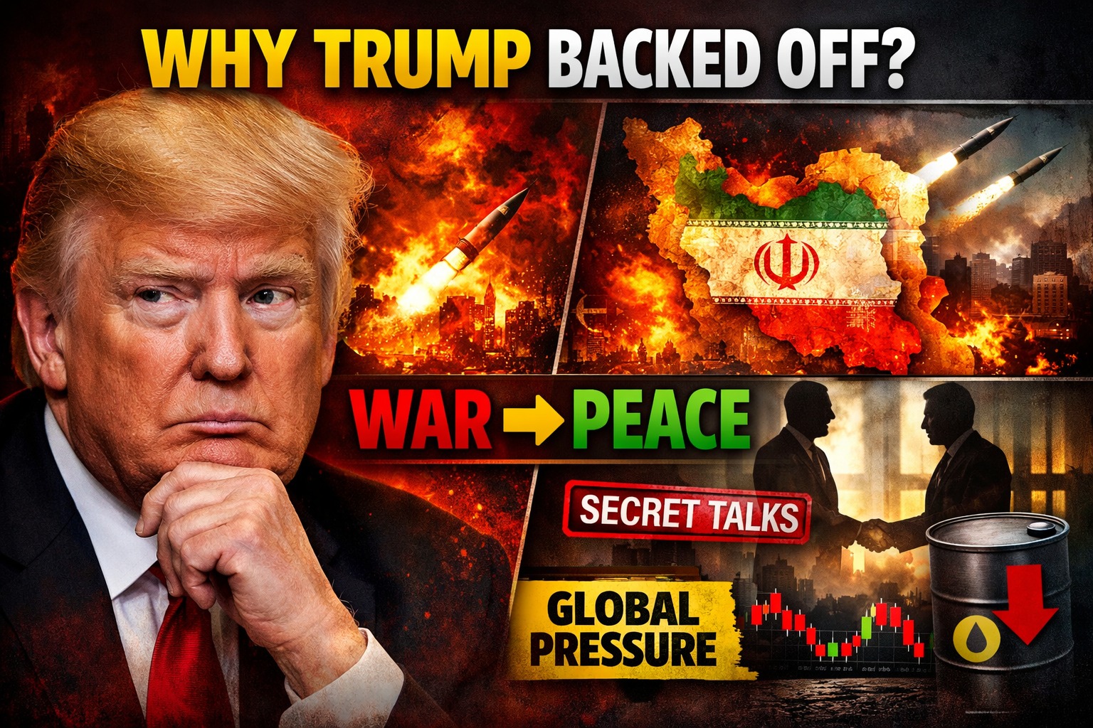 What Led to Trump’s Sudden U-Turn on Iran War Backchannel Diplomacy, Global Pressure, and Strategic Calculations