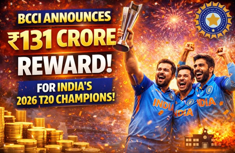 BCCI Announces ₹131 Crore Reward for India’s T20 World Cup 2026 Champions