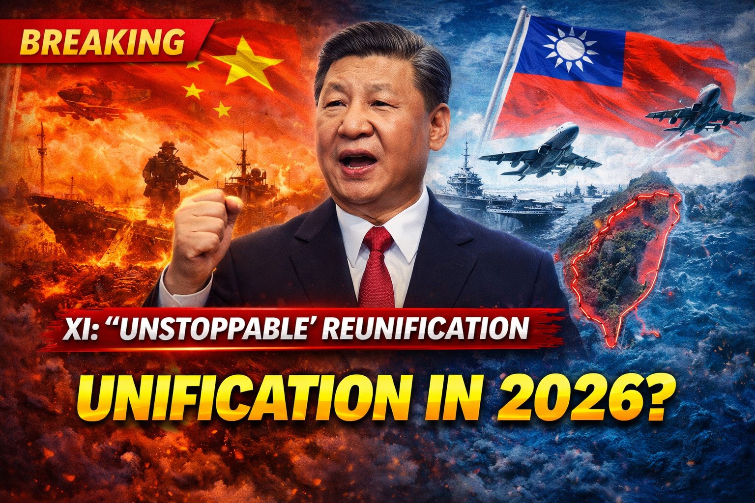 Xi Jinping Renews Vow for 'Unstoppable' Reunification with Taiwan in 2026 New Year Address Amid Heightened Cross-Strait Tensions