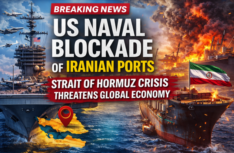 US Naval Blockade of Iranian Ports: Strait of Hormuz Crisis Threatens Global Economy