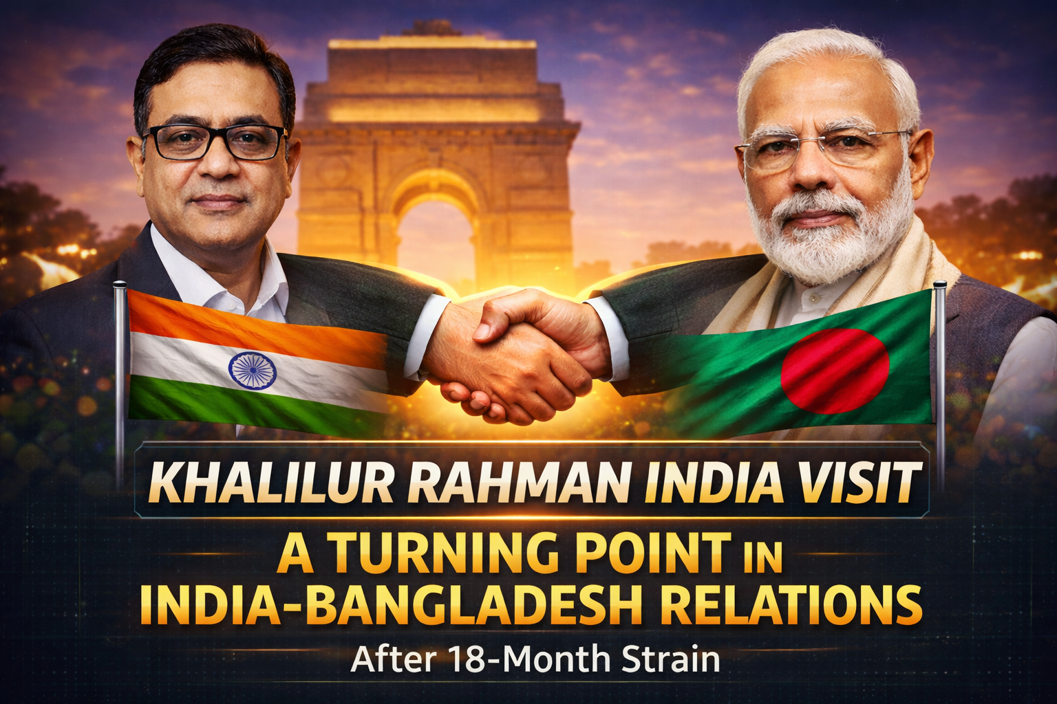 Khalilur Rahman India Visit