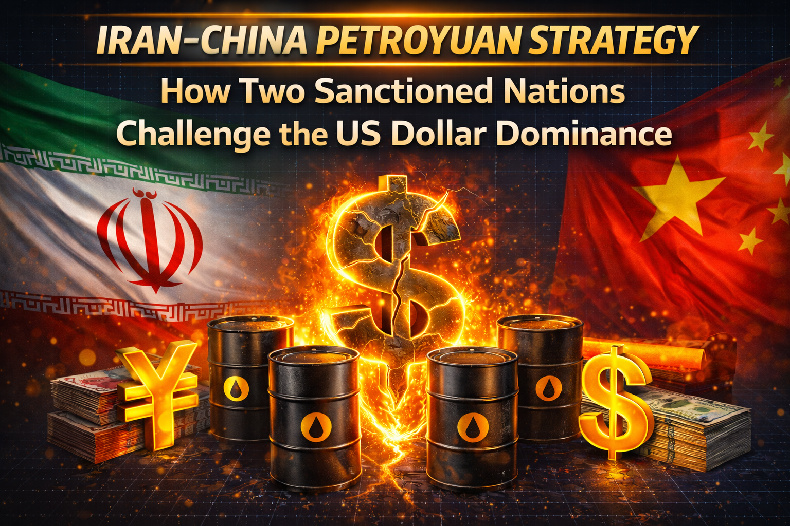 Iran-China Petroyuan Strategy: How Two Sanctioned Nations Challenge the US Dollar Dominance