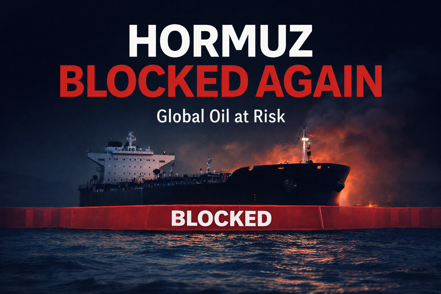 Iran Blocks Strait of Hormuz Again