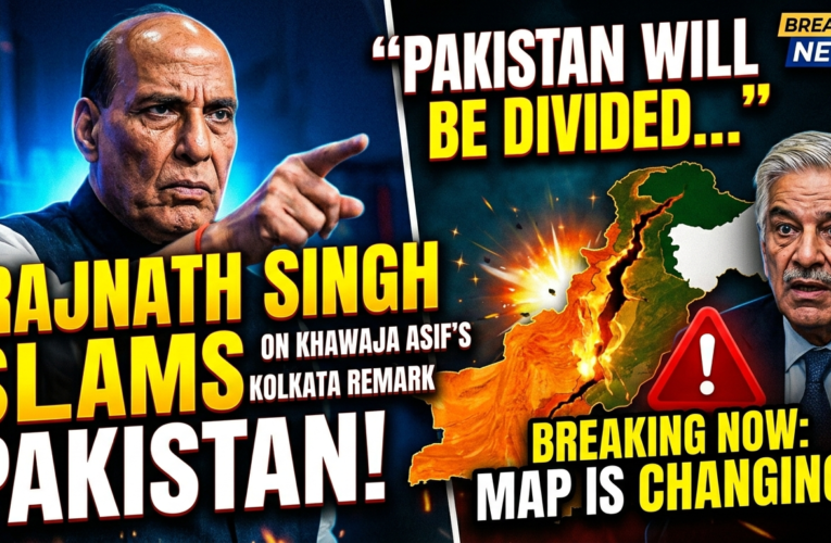 ‘Pakistan Will Be Divided…’: Rajnath Singh Responds Strongly to Khawaja Asif’s Kolkata Remark