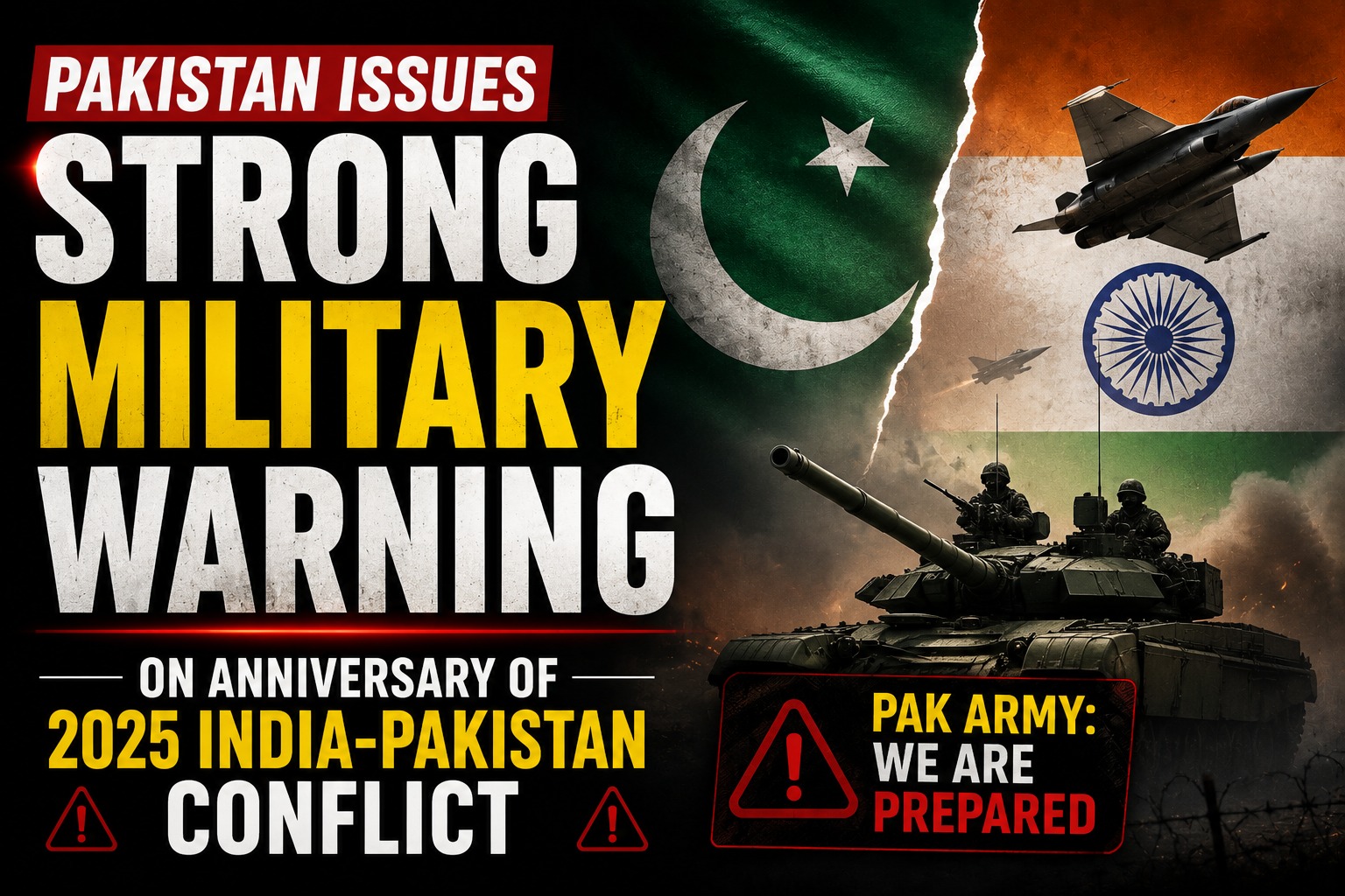 Pakistan military warning
